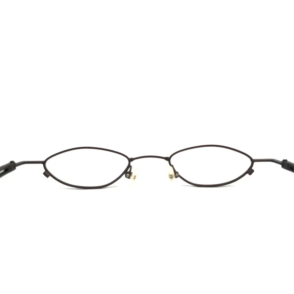 ogi Petite Eyeglasses Frames 9013 COL. 64 Brown Oval Wire Rim 42-21-140